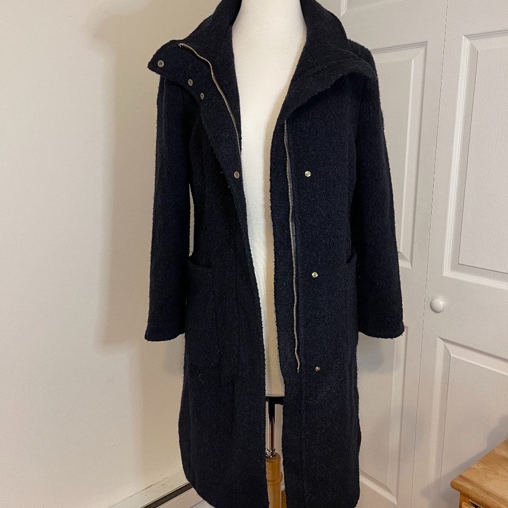 Ann Taylor Textured Wool-Blend coat